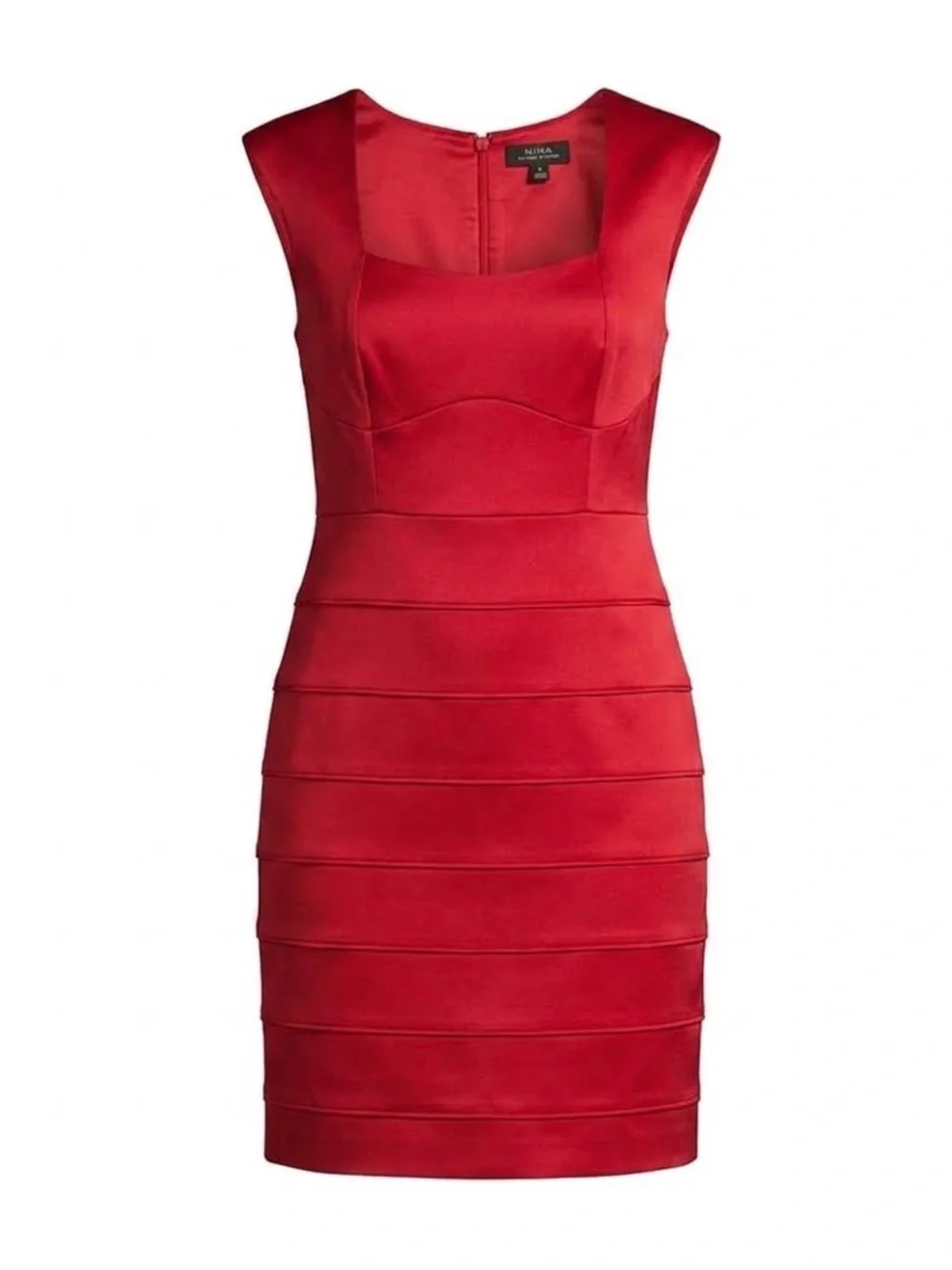 Tahari ASL Scarlet Mini Dress - Picture 1 of 11